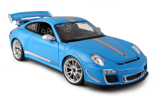 Bburago Porsche 911 997 GT3 RS 4.0 Plus Series Blue 1:18