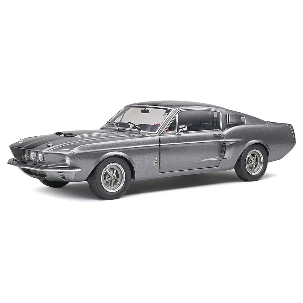 Solido 1967 Ford Shelby Mustang GT500 Grey w/ Black Stripes 1:18