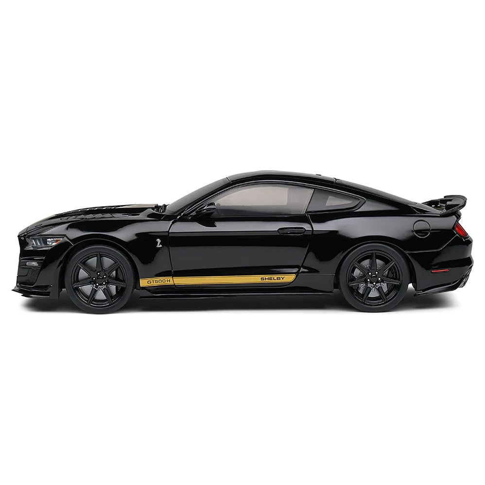 Solido 2023 Ford Shelby Mustang GT500-H Black w/ Gold Stripes 1:18