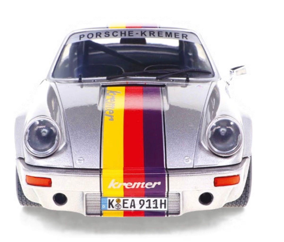 Solido 1973 Porsche 911 RSR Kremer Rally Silver 1:18
