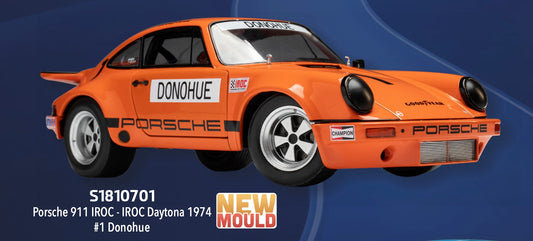 Solido 1974 Porsche 911 IROC Daytona No 1 Donohue IROC Orange 1:18