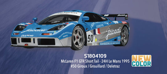 Solido 1995 Mclaren F1 GTR Short Tail #50 Giroux, Grouillard, Deltraz 24hr LeMans Blue 1:18