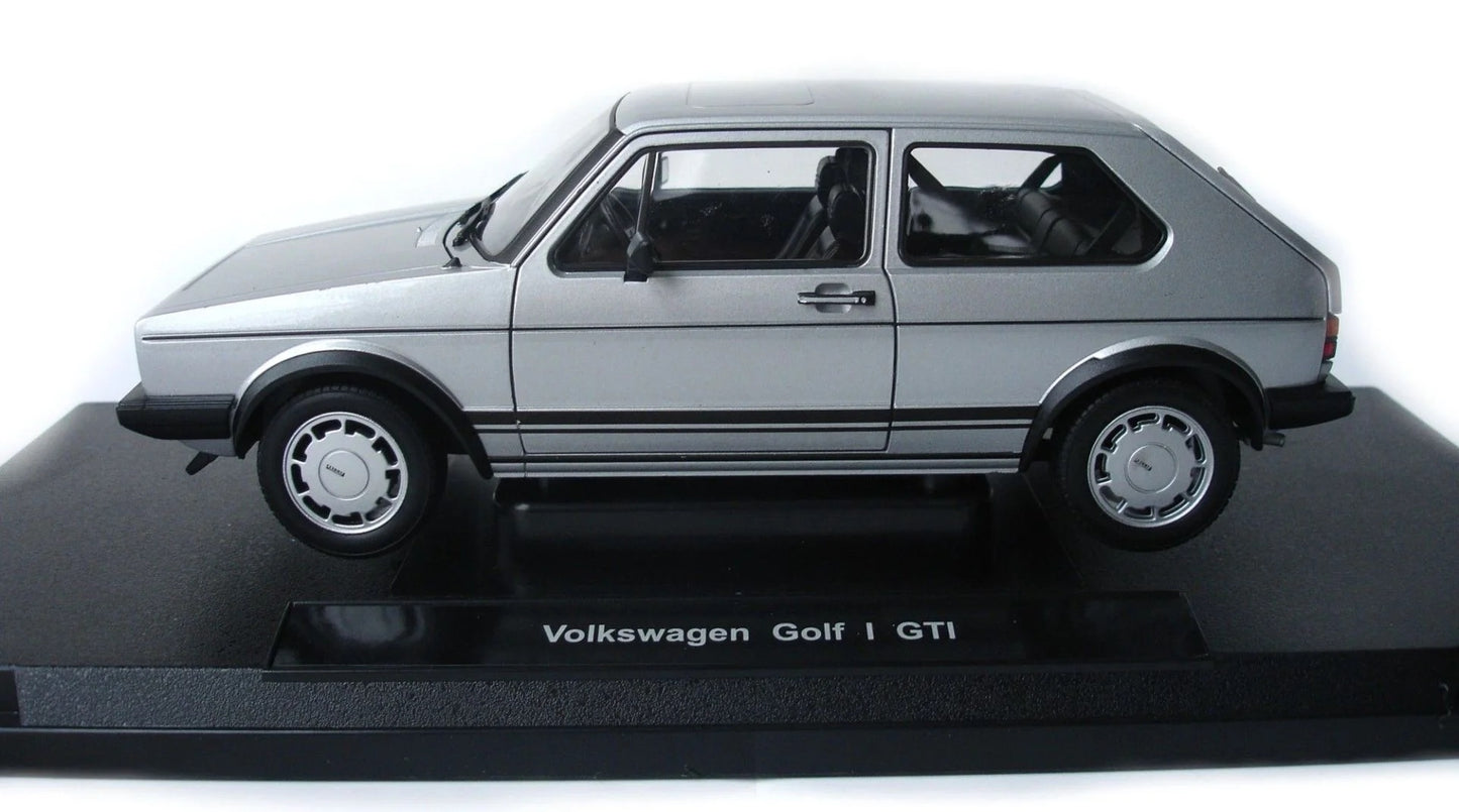Welly VW Golf GTI MK1 Silver Metallic 1:18