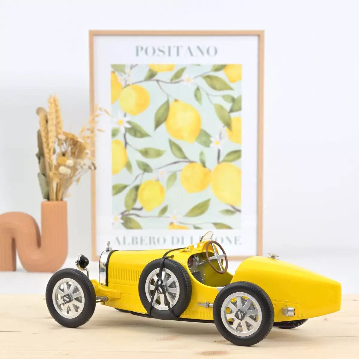 Norev 1:12 Bugatti T35 1925 - Yellow (Only 300 Made!)