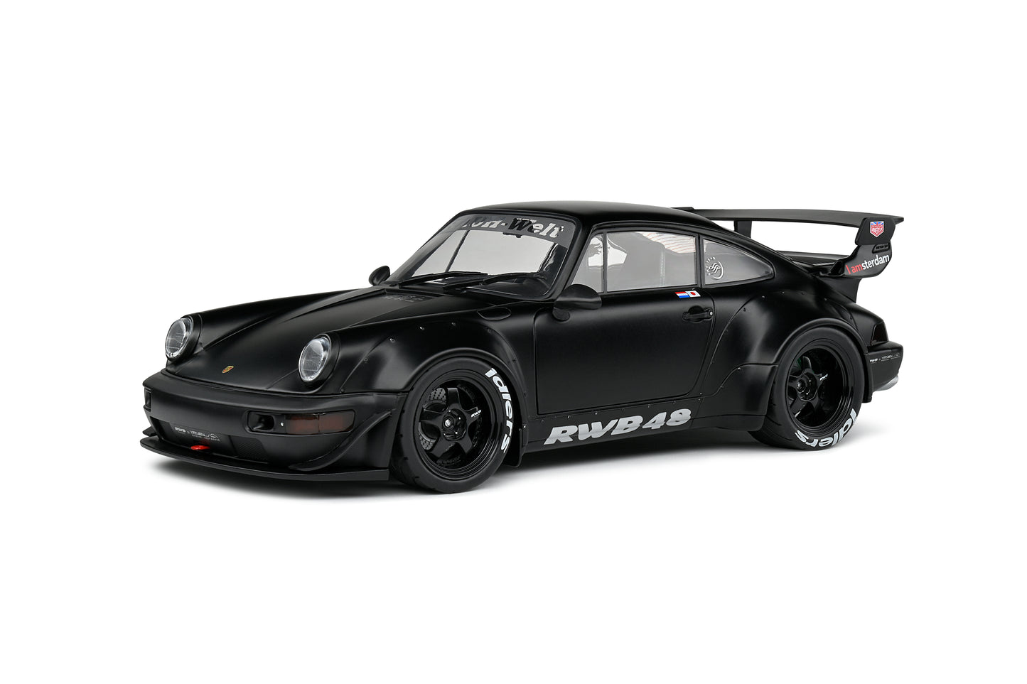 Solido 2016 Porsche RWB Bodykit Darth Vader Black 2016
