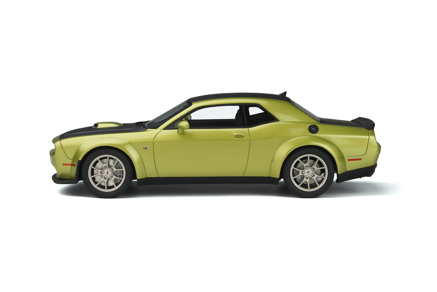 GT Spirit 2020 Dodge Challenger R/T Scat Pack Widebody 50th Anniversary Green Metallic & Black 1:18