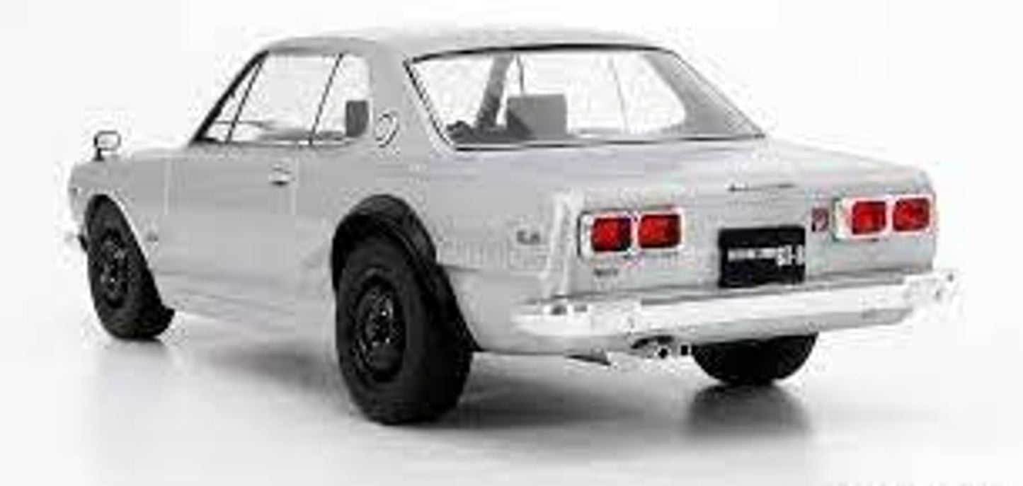 Triple 9 1972 Nissan Skyline GT-R (KPCG10) Silver 1:18