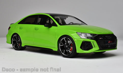 MCG 2022 Audi RS3 Sedan 8Y Kyalami Green 1:18