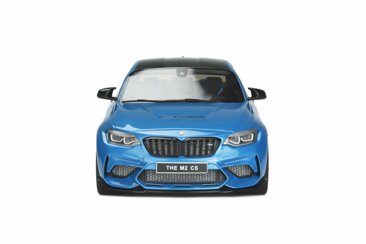 GT Spirit BMW M2 CS (F22) Coupe Misano Blue Metallic w/ Gold Wheels 1:18 Resin