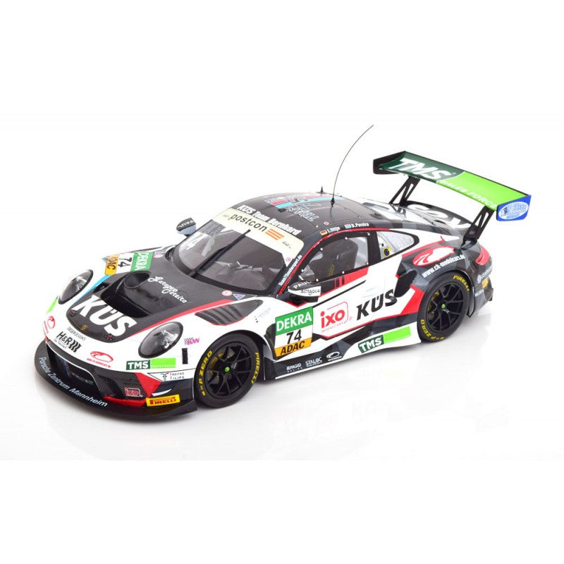 Ixo 2018 Porsche 911 991.2 GT3 R No.74 Team Kus 75 Bernhard ADAC GT Masters 2021 Eriksson, Pereira 1:18