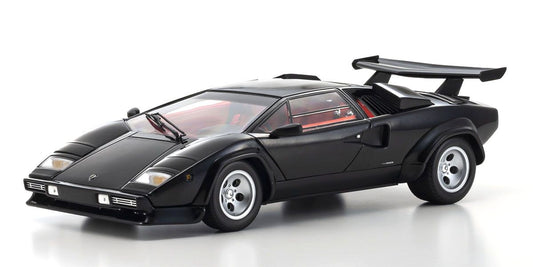 Kyosho 1982 Lamborghini Countach LP500 Quattrovalvole Black 1:18 RESIN