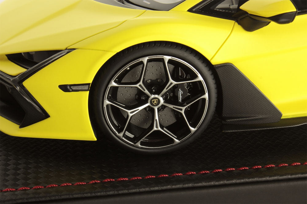 MR Models 2023 Lamborghini Revuelto Giallo Clarus (Matte Yellow) 1:18