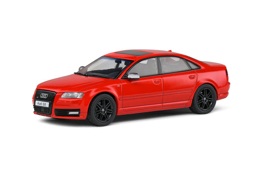 Solido 1:43 2010  Audi S8 D3 Red w/ Blackline