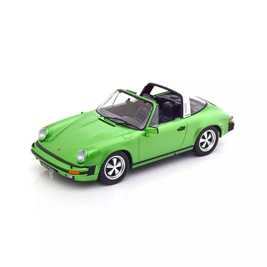 KK Scale Porsche 911 Turbo 3.0 1977 Targa w/ Removable Top G Series Green Metallic 1:18