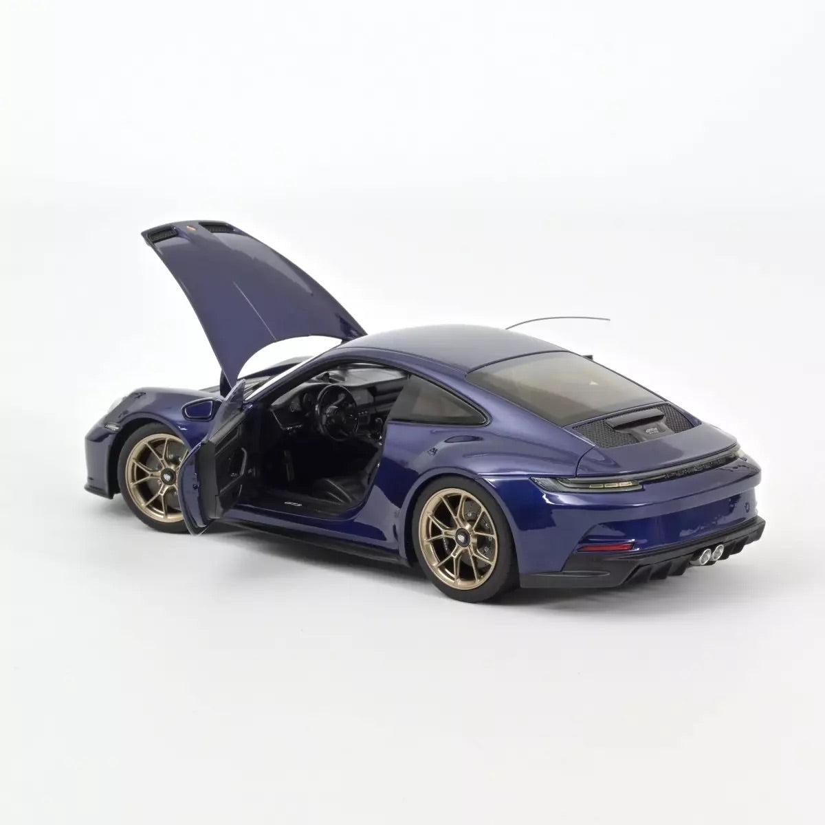 Norev Porsche 911 992 GT3 Touring Edition Genetian Blue Metallic 1:18