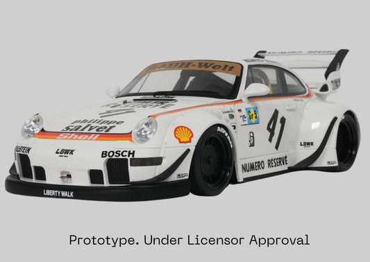GT Spirit 2023 Porsche 911 993 RWB Bodykit Kato-San No 41 Racing 1:18 Resin