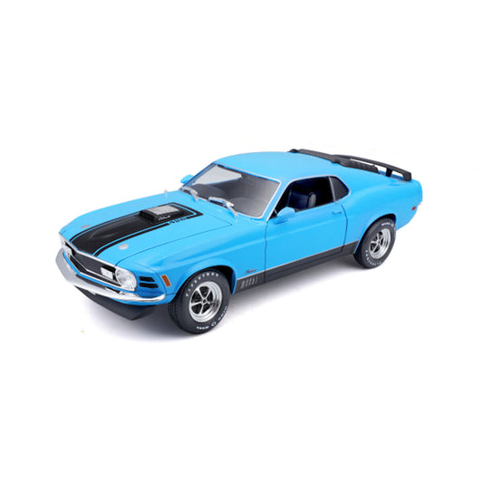 Maisto 1970 Ford Mustang Mach-1 Coupe Blue 1:18