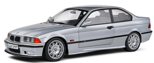 Solido 1990 BMW E36 M3 Coupe Silver 1:18