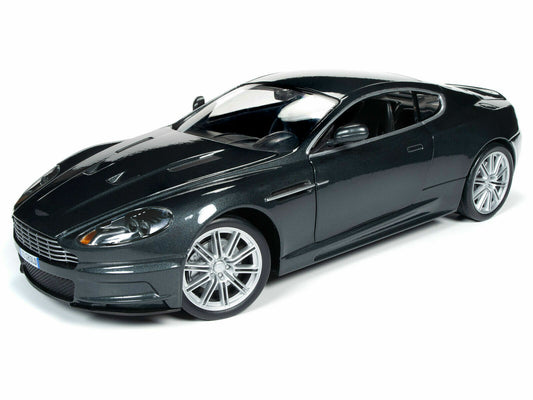 Autoworld 2008 Aston Martin DBS from James Bond Quantum of Solace Dark Grey Metallic  1:18