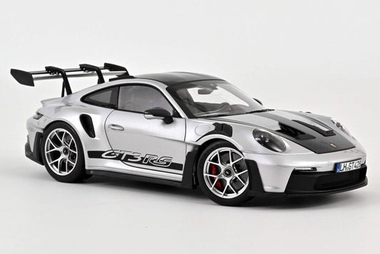 Norev 2022 Porsche 911 992 GT3 RS w/ Weissach Package GT Silver Metallic 1:18