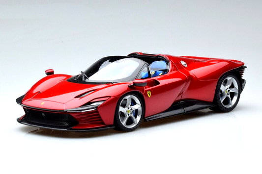 Bburago 2022 Ferrari Daytona SP3 Open Roof Rossa Magma Red Metallic 1:18
