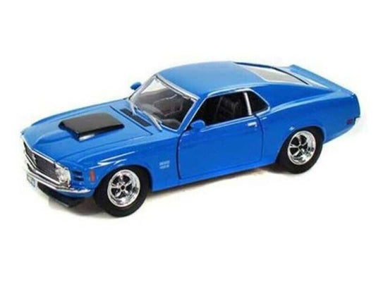 Motorman 1970 Ford Mustang Boss 429 Coupe Blue 1:18