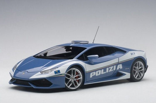 AUTOart 2014 Lamborghini Huracan LP610 Police Car Polizia Italiana 1:18