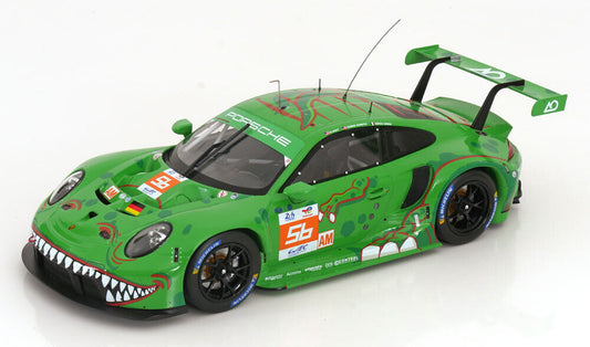 Ixo 2018 Porsche 911 991.2 GT3 RSR-19 No.56 Team Project 1-AO 24hr Le Mans Cairoli, Hyett, Jeannette 2023 1:18