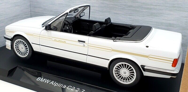 MCG 1989 BMW 325i (e30) Cabriolet Alpina C2 White 1:18