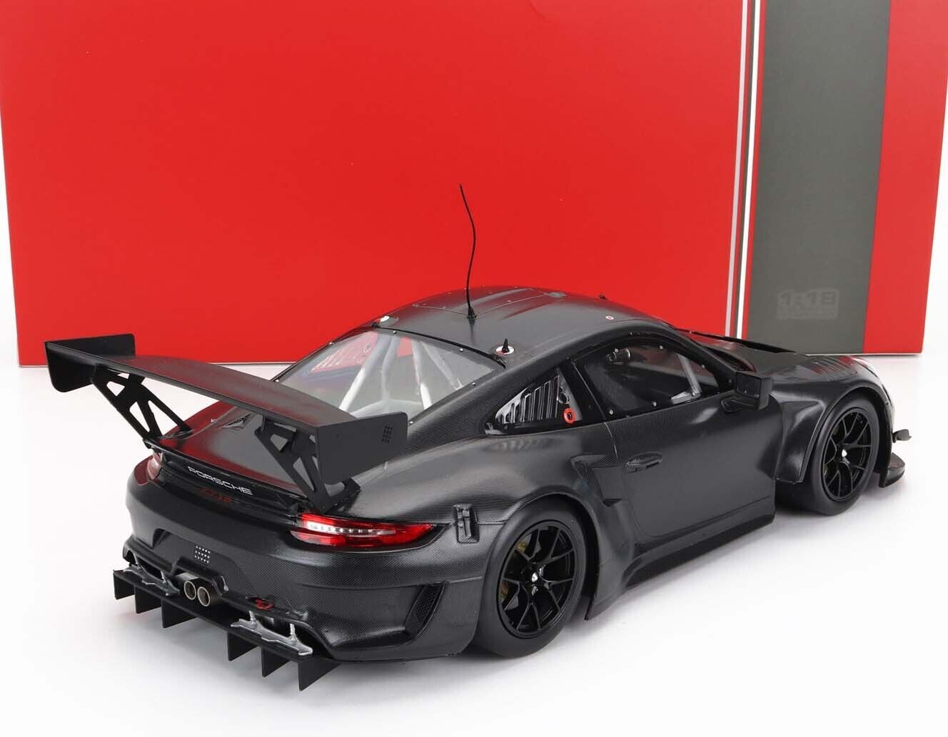 Ixo 2019 Porsche 911 991.2 GT3 R Plain Body Version Black 1:18