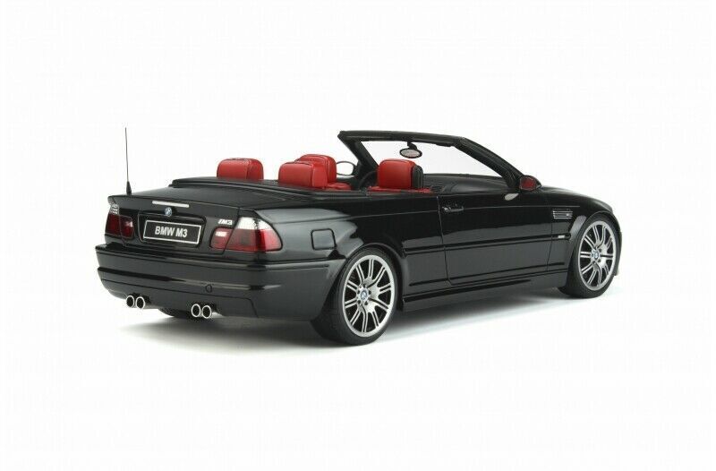 Otto 2004 BMW E46 M3 Cabriolet Black 1:18 RESIN, SEALED, LIMITED