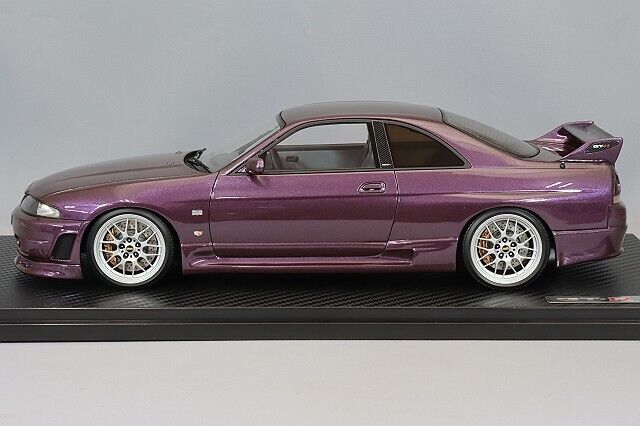 Ignition-Model Nissan Skyline GT-R R33 (BCNR33) RHD Midnight Purple 1:18