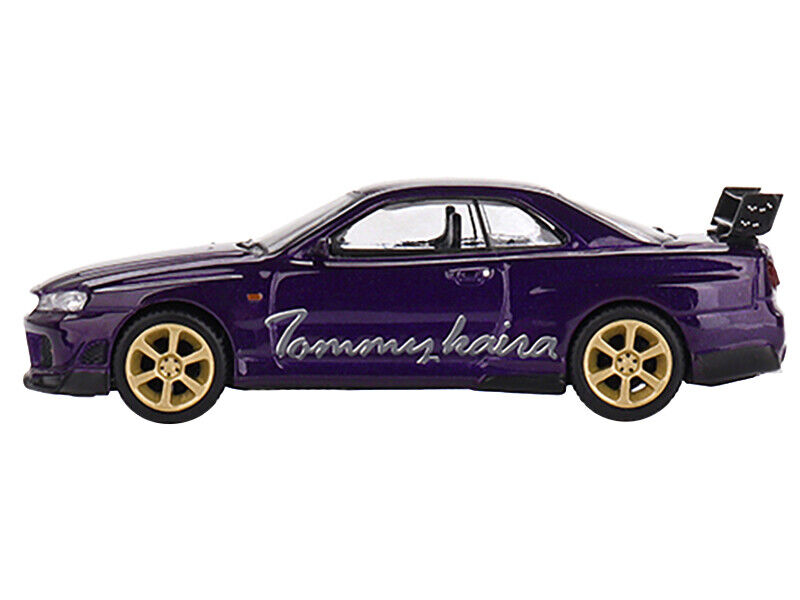 Mini GT Nissan Skyline GT-R (R34) Tommy Kaira R-z RHD Midnight Purple 1:64