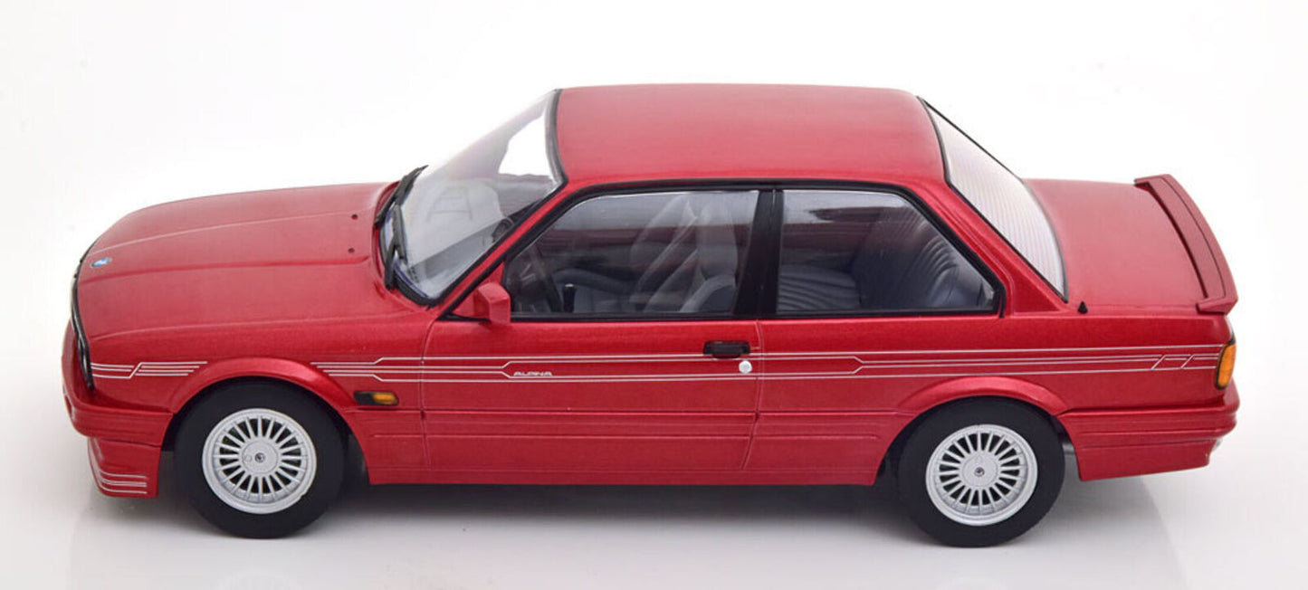 KK Scale 1988 BMW E30 3-Series Alpina C2 2.7 Red Metallic 1:18