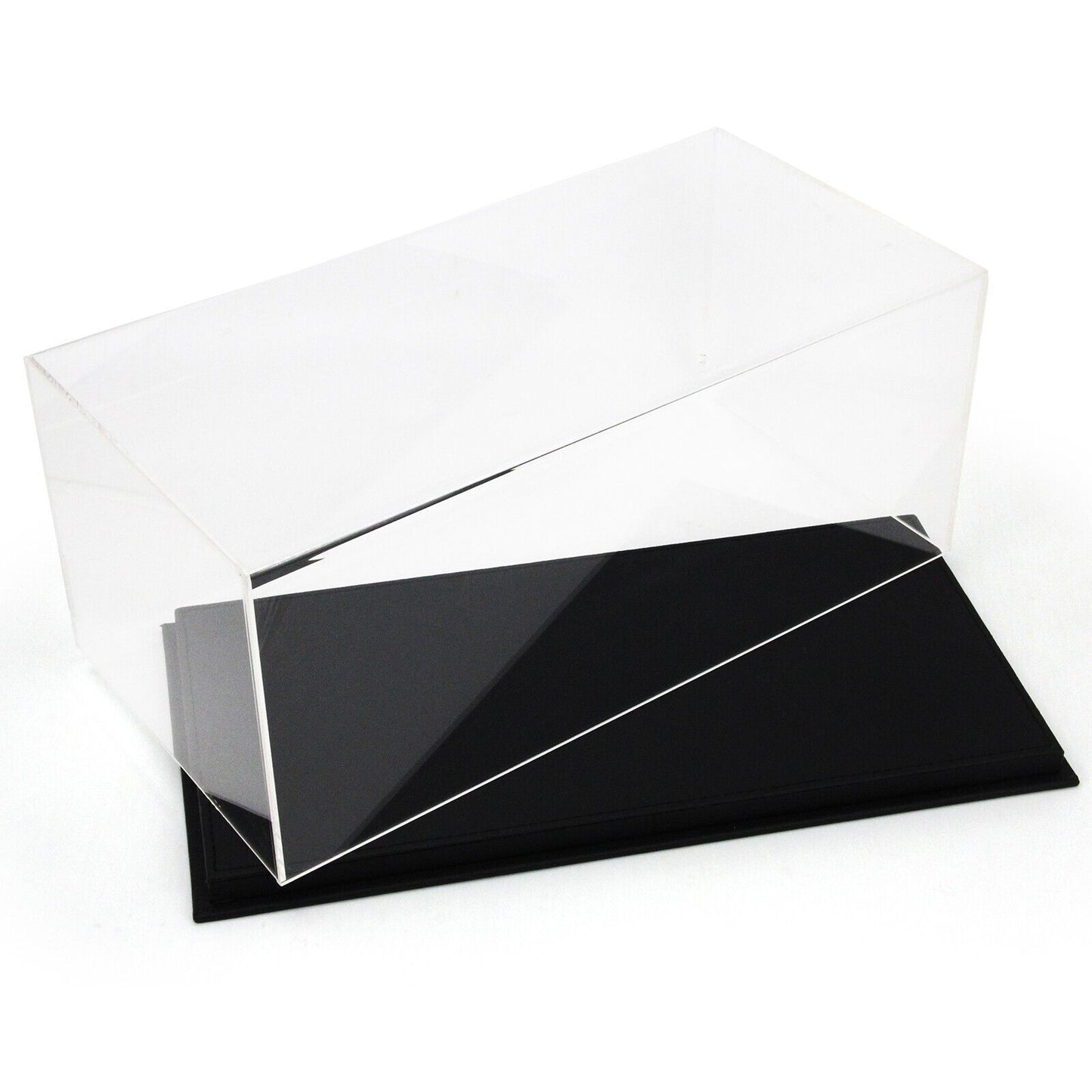 Luxbox Display Case with Black Leather (synthetic) Base 1:18