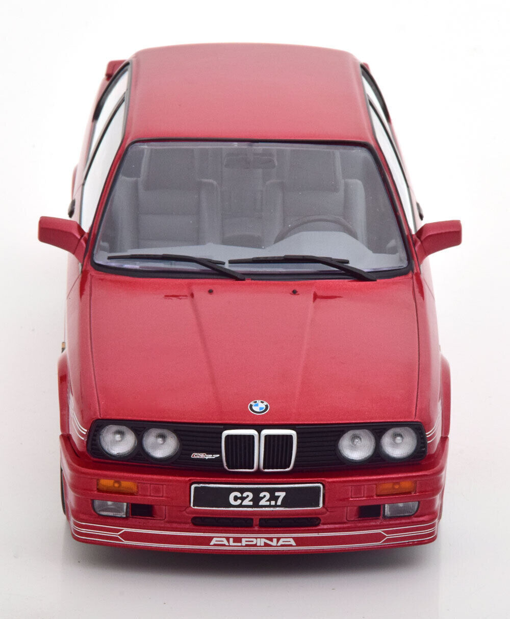 KK Scale 1988 BMW E30 3-Series Alpina C2 2.7 Red Metallic 1:18