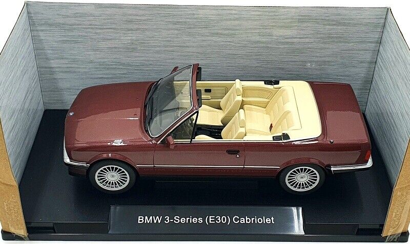 MCG 1989 BMW 325i (e30) Cabriolet Red 1:18