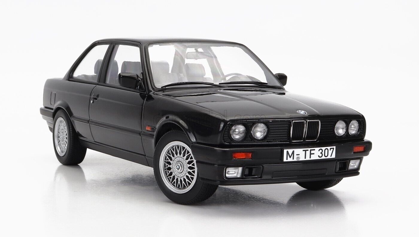Norev 1988 BMW 325i E30 Coupe Diamond Black Metallic 1:18