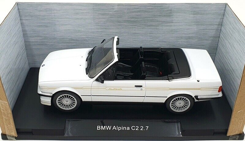 MCG 1989 BMW 325i (e30) Cabriolet Alpina C2 White 1:18