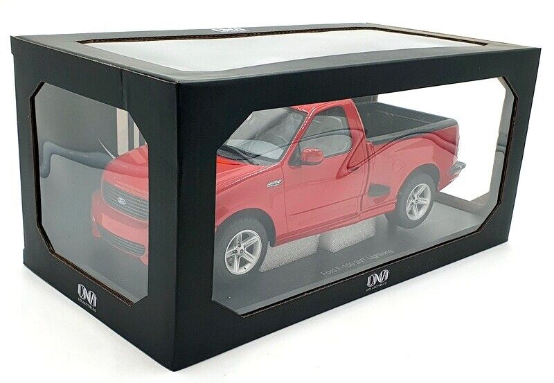 DNA Collectibes 2003 Ford F-150 SVT Lightning Pick up Truck Vermilion Red 1:18 RESIN