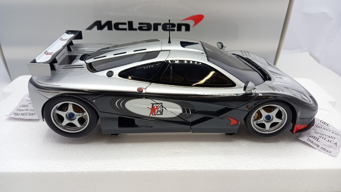 Minichamps Mclaren F1 GTR Adrenaline Program Black and Silver 1:18