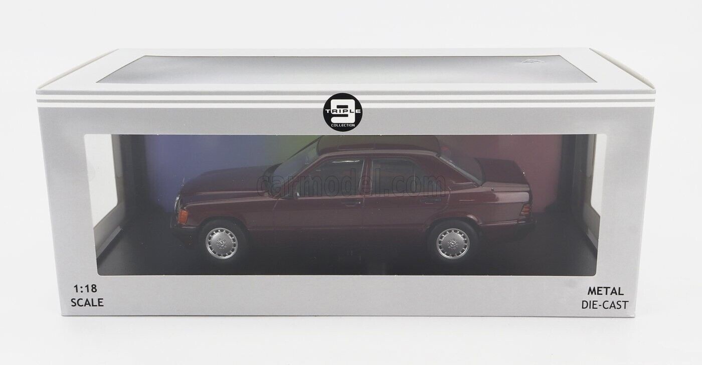 Triple 9 1993 Mercedes-Benz 190 E 2.3 Avantgarde (W201) Dark Red 1:18