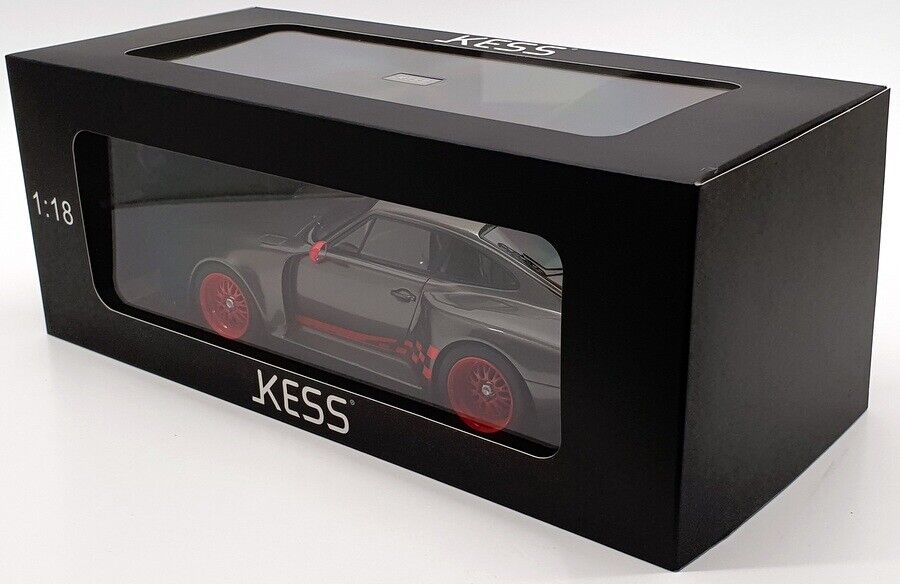 KESS-Model 1993 Porsche 911 993 GT1 Almeras Grey Metallic w/ Red 1:18