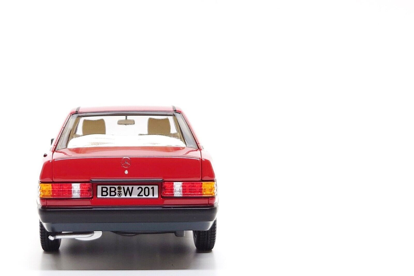 Norev 1982 Mercedes-Benz 190E (W201) Signal Red 1:18