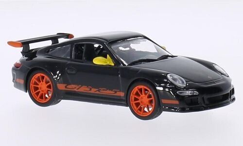 Lucky Diecast Porsche 911 (997) GT3 RS Black with Orange Deco 1:43