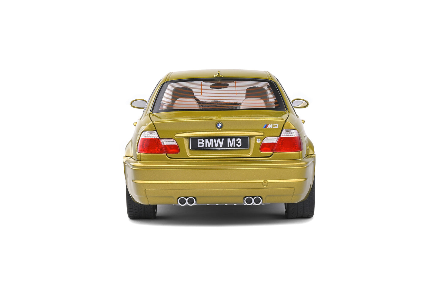 Solido 2000 BMW E46 Coupe Phoenix Yellow Metallic 1:18
