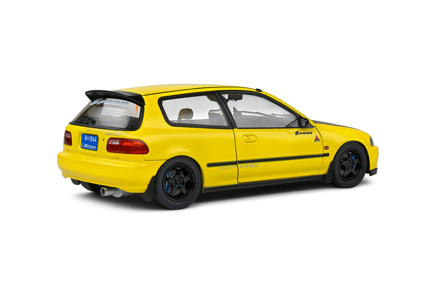 Solido 1991 Honda Civic EG6 Spoon Version Yellow Carnival w/ Black Hood 1:18