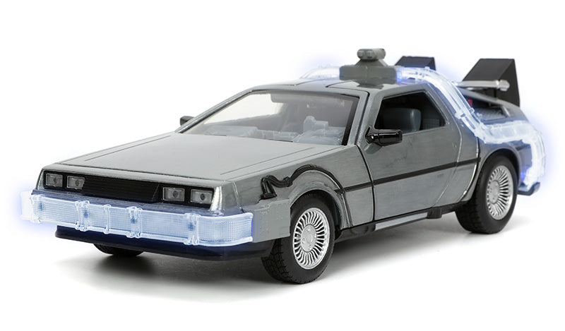 DeLorean Time Machine with Lights - Back to the Future (1985) 1:24